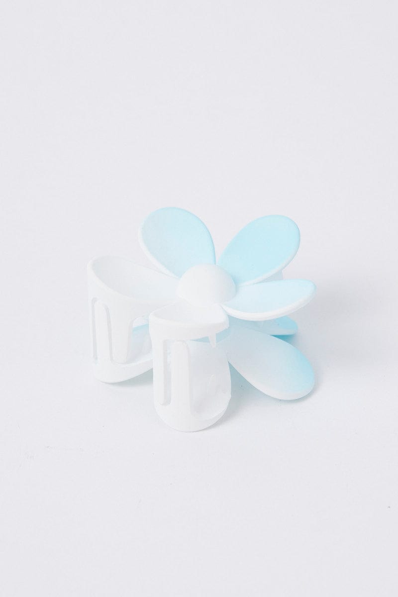 Blue Flower Claw Clip for YouandAll Fashion