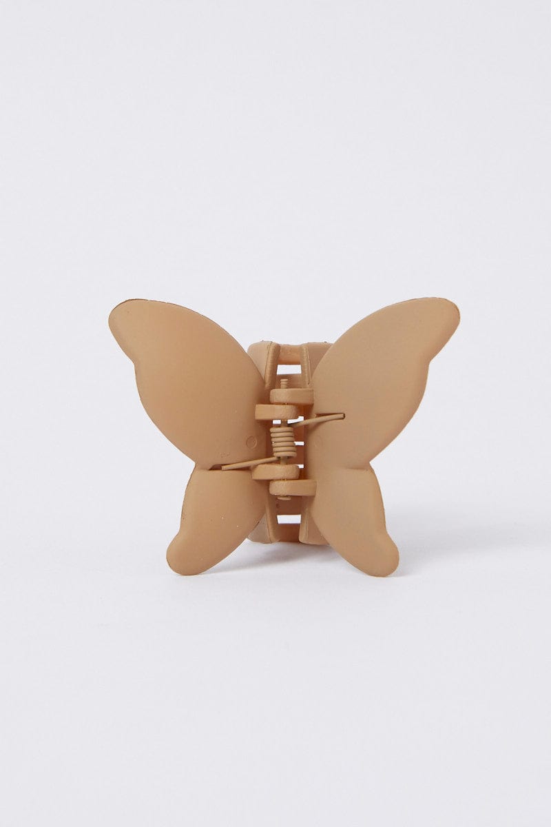 Brown Butterfly Claw Clip for YouandAll Fashion