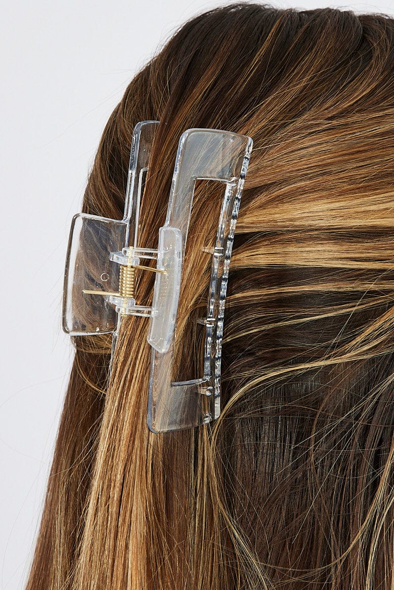 Metallic Rectangle Claw Clips for YouandAll Fashion