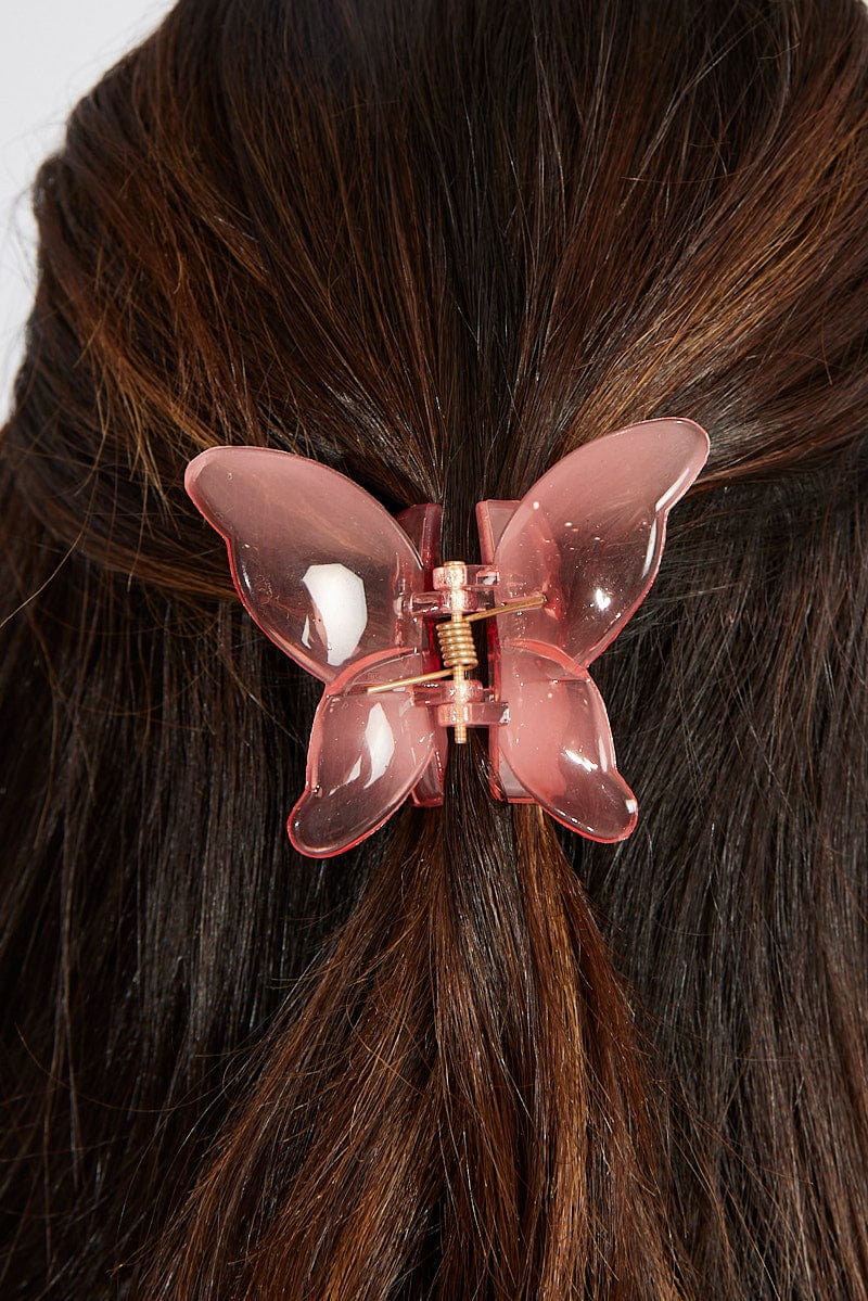 Pink Butterfly Claw Clips for YouandAll Fashion