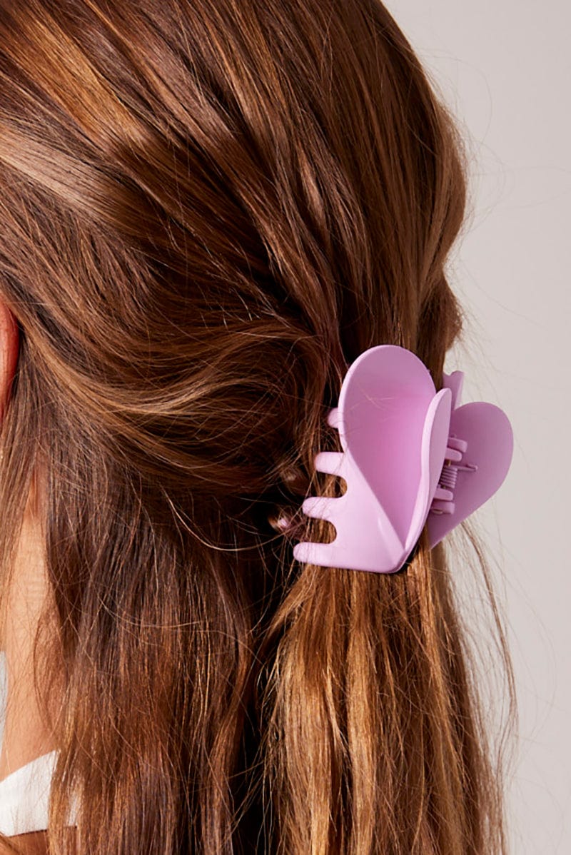 Pink Heart Claw Clip for YouandAll Fashion