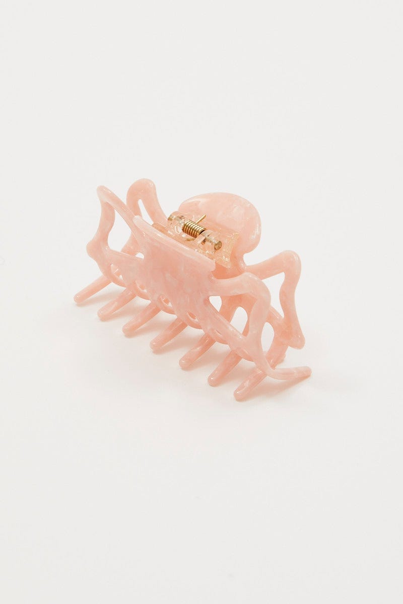 Orange Plus Claw Hair Clip For Women By You And All