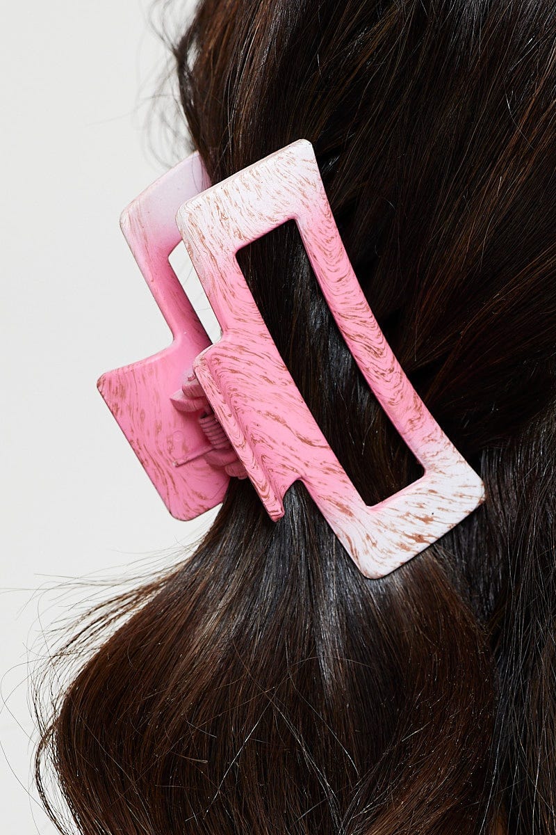 Pink Pink Claw Clip For Women By You And All