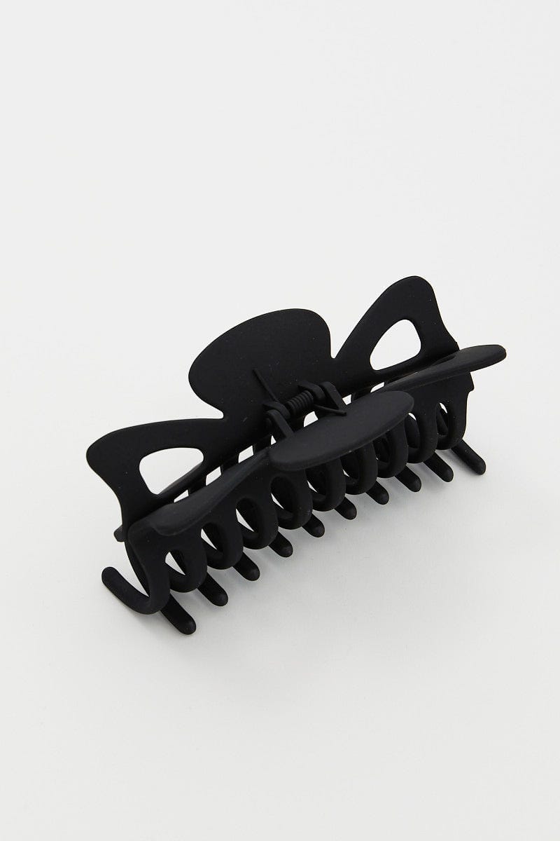 Black Plus Large Claw Clip For Women By You And All