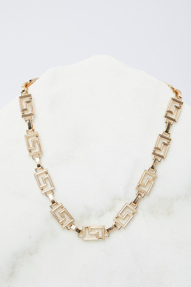 Gold Necklace Choker for YouandAll Fashion