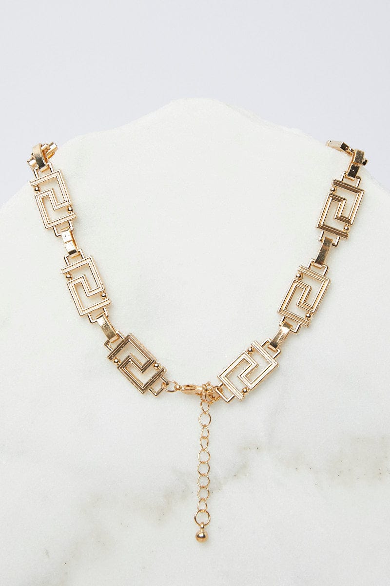 Gold Necklace Choker for YouandAll Fashion