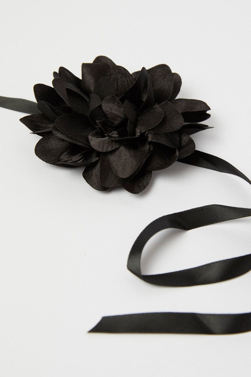 Black Floral Chocker for YouandAll Fashion