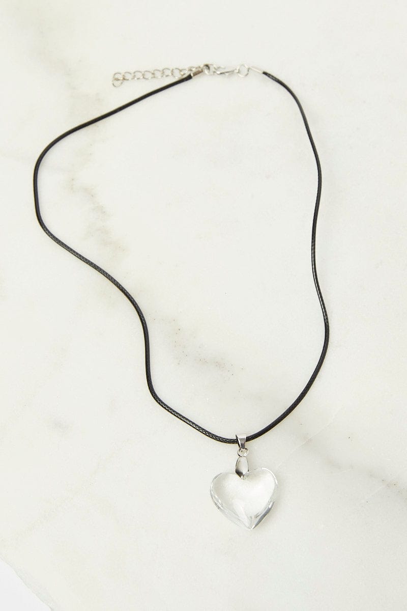 White Heart Pendent Necklace for YouandAll Fashion