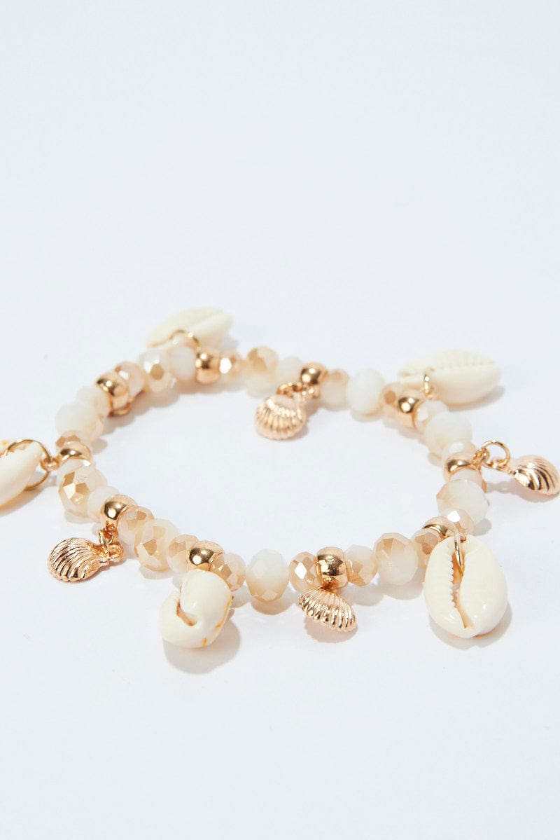 Gold Shell Charm Bracelet for YouandAll Fashion