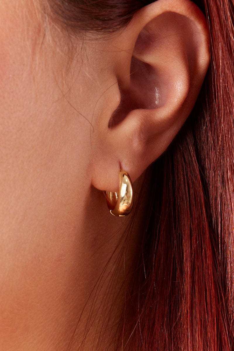 Gold 3 Pack Hoop Earrings for YouandAll Fashion