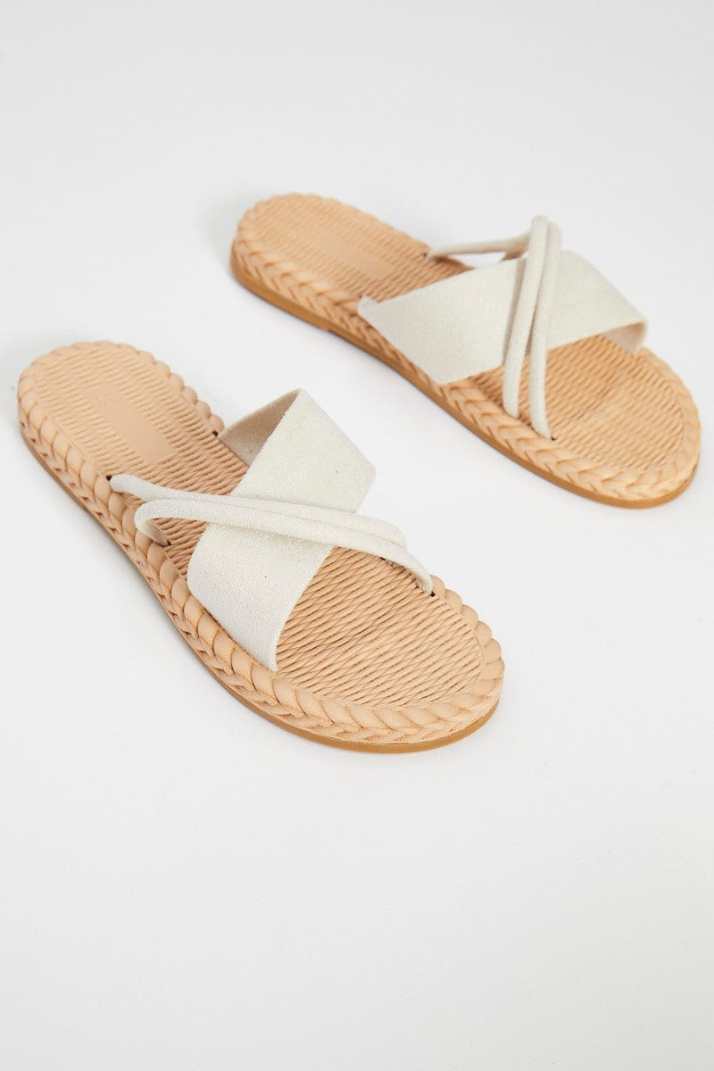 Metallic Woven Slide For Women By You And All