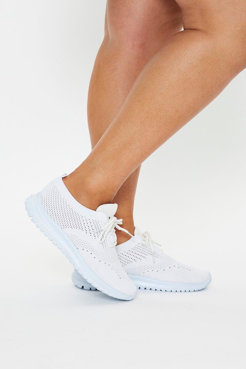 White X Trainer Sneakers For Women By You And All