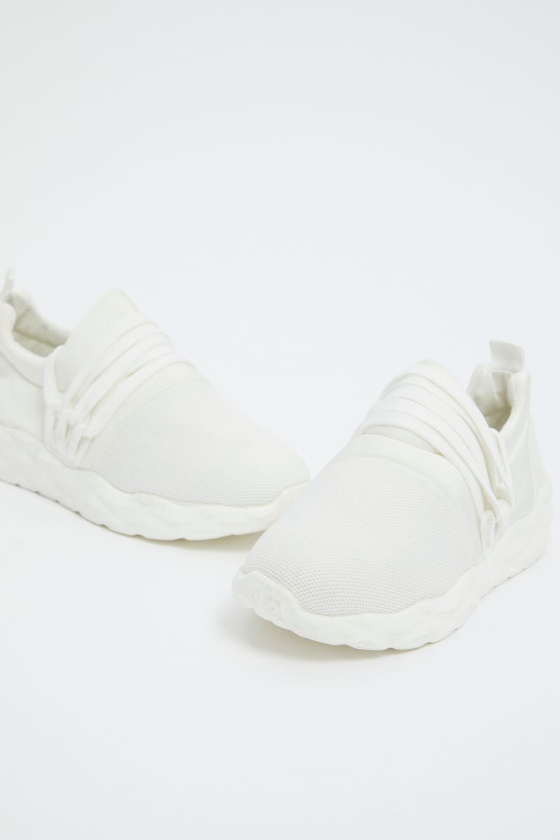 White Strap Detail Sneakers | You + All | Shop Online