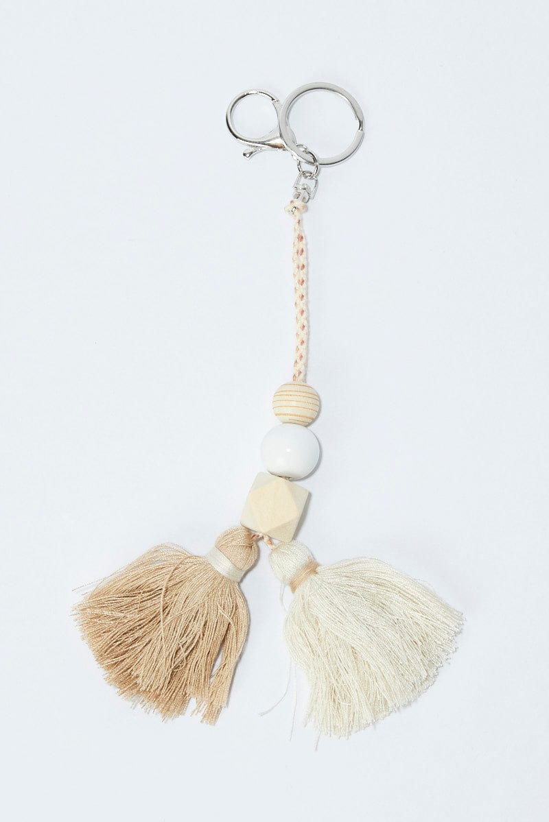 Multi Tonal Keyring with Tassel for YouandAll Fashion