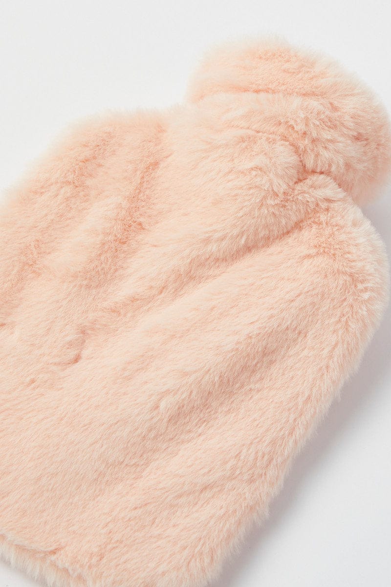 Pink Fluffy Hot Water Bottle for YouandAll Fashion