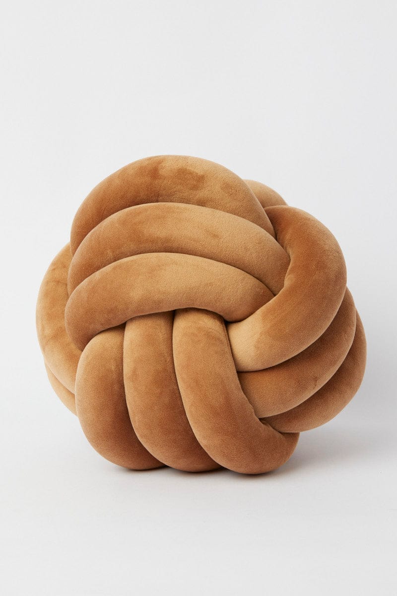 Beige Knot Cushion for YouandAll Fashion