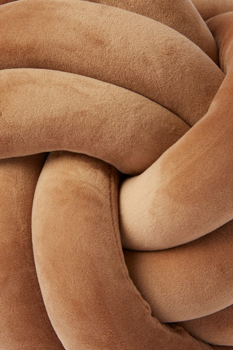 Beige Knot Cushion for YouandAll Fashion
