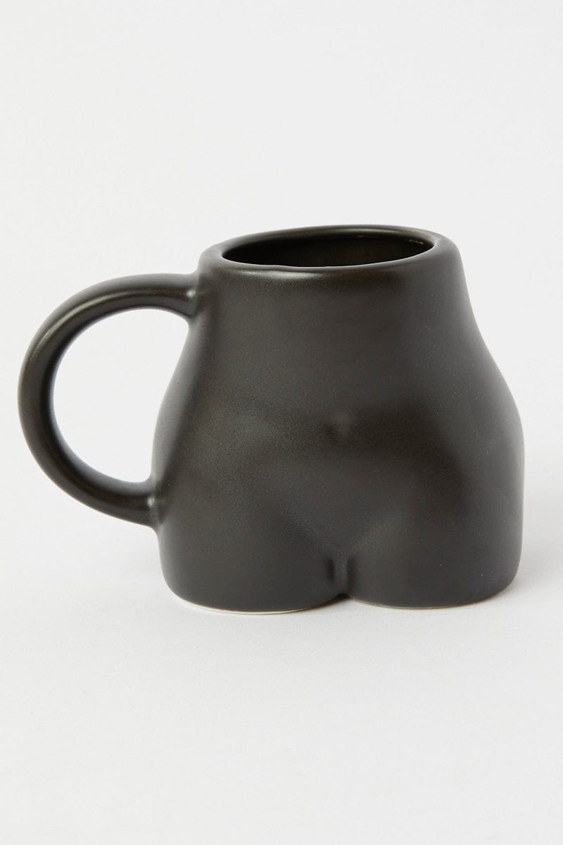 Black Ceramic Booty Mug for YouandAll Fashion