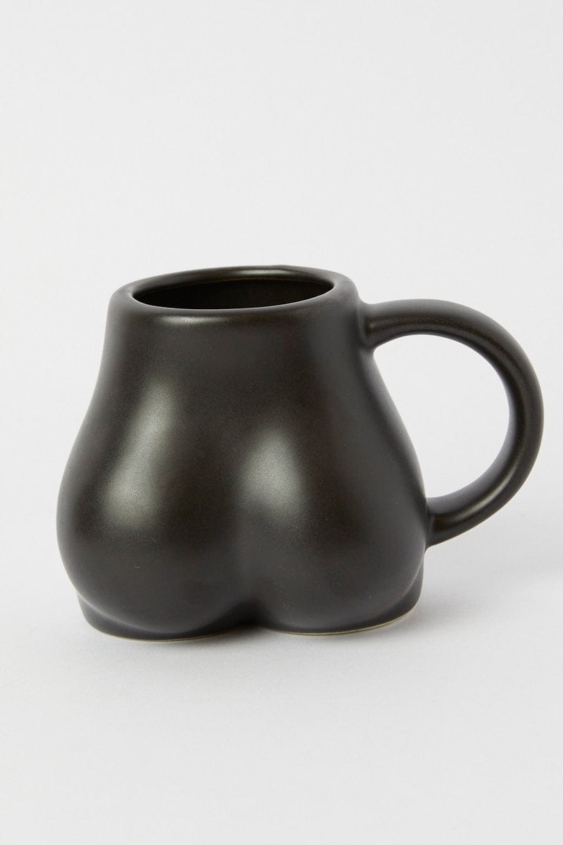 Black Ceramic Booty Mug for YouandAll Fashion