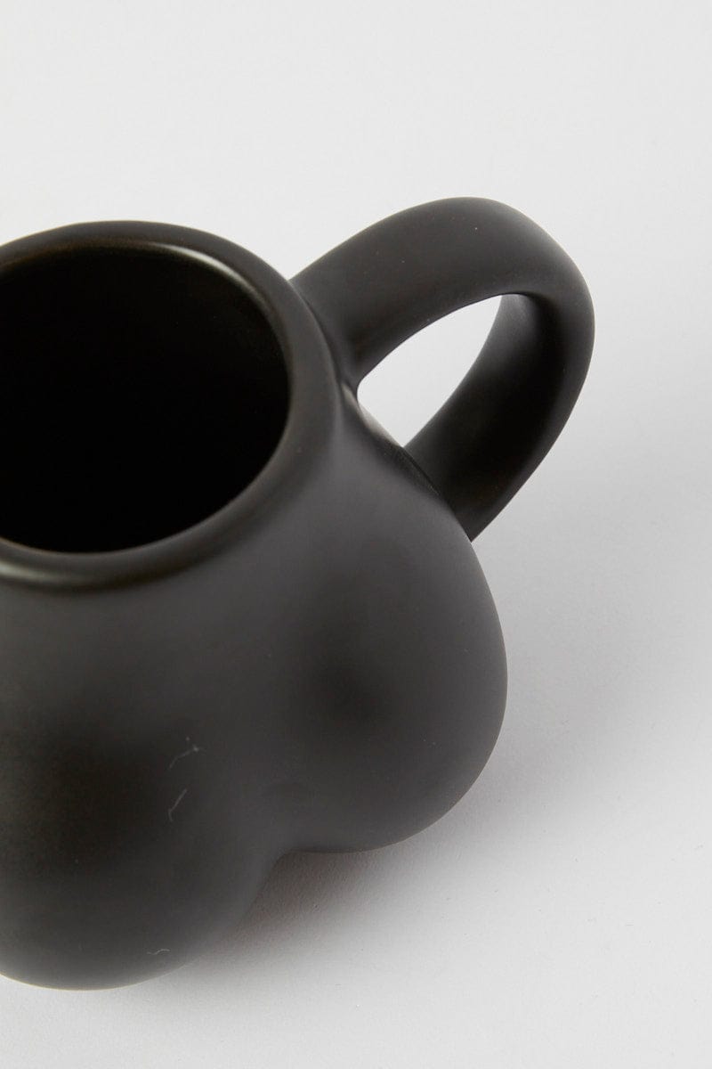 Black Ceramic Booty Mug for YouandAll Fashion