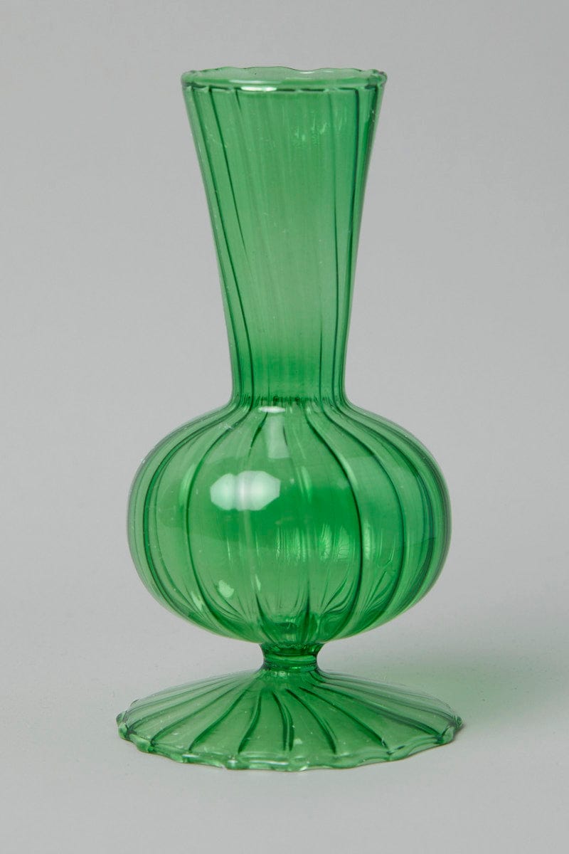 Green Glass Vase for YouandAll Fashion