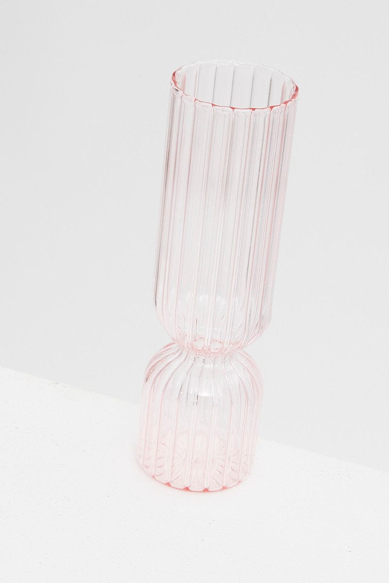 Pink Glass Vase for YouandAll Fashion