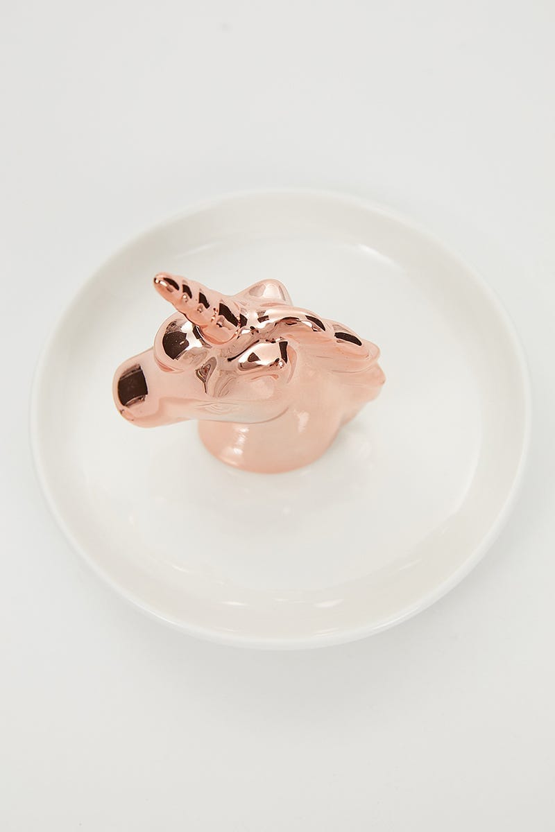 Metallic Nyla-Rose Unicorn Trinket Dish For Women By You And All