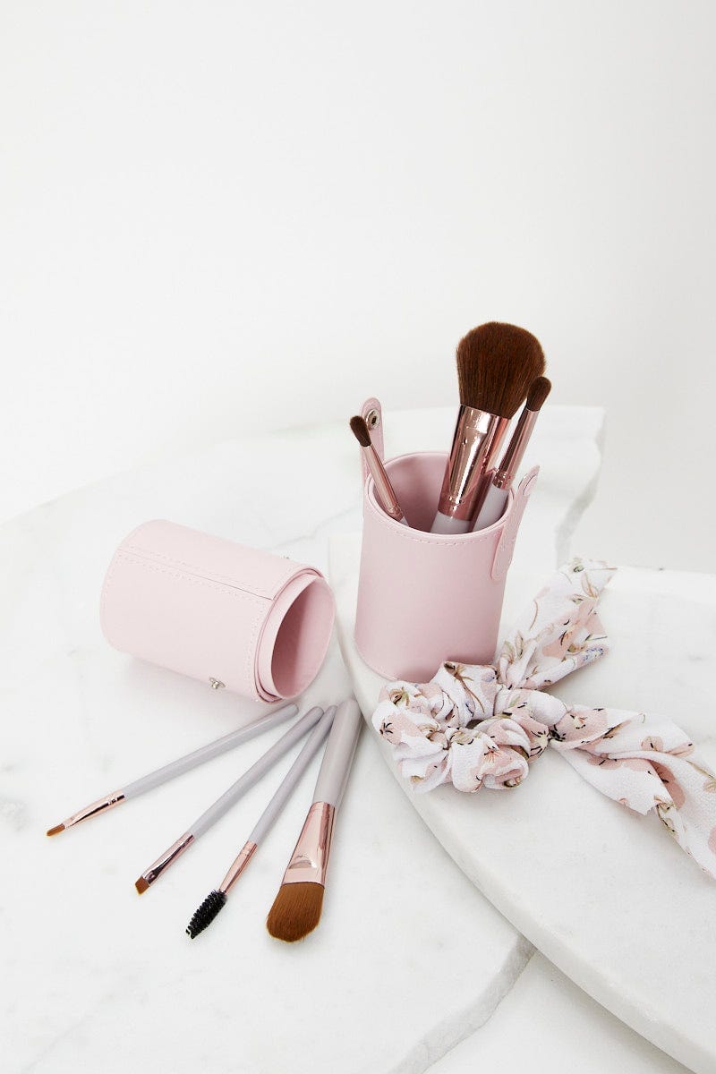 Pink Christmas Make Up Brush Set For Women By You And All