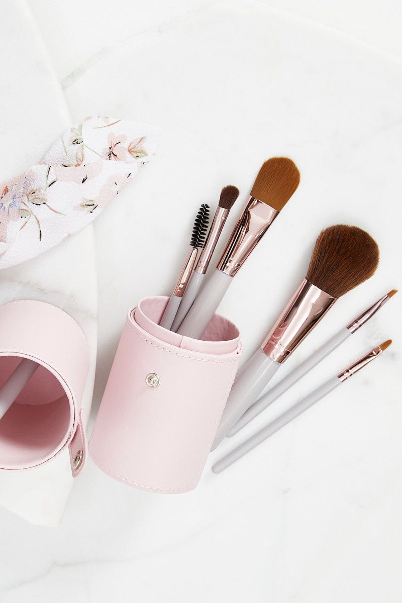 Pink Christmas Make Up Brush Set For Women By You And All