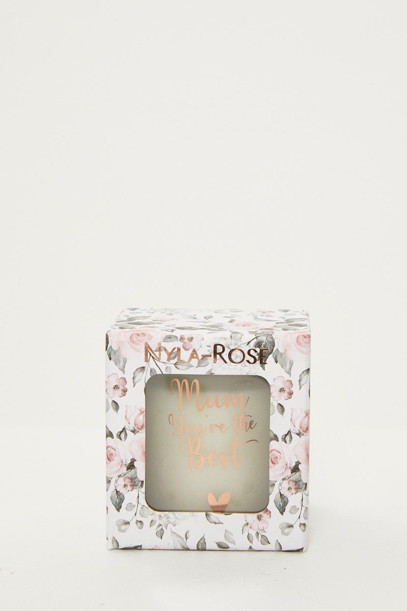 White Plus Mothers Day Candle In A Box For Women By You And All