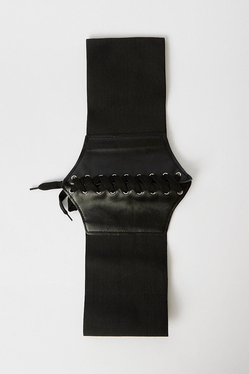 Black Corset Belts for YouandAll Fashion