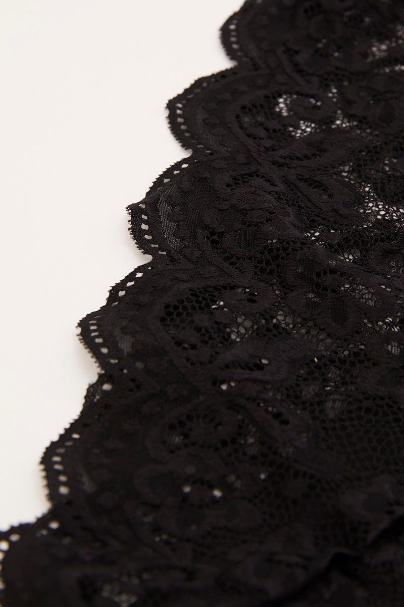 Black Floral Lace Lingerie Se For Women By You And All