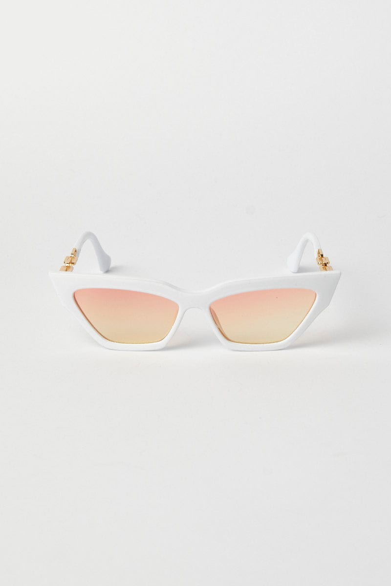 White Cat Eye Fashion Sunglasses for YouandAll Fashion