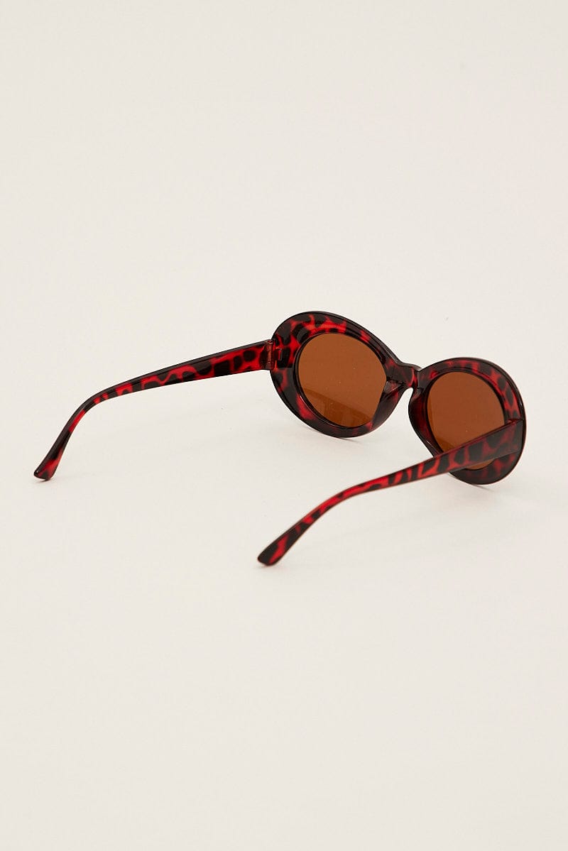 Brown Animal Print Fashion Sunglasses for YouandAll Fashion