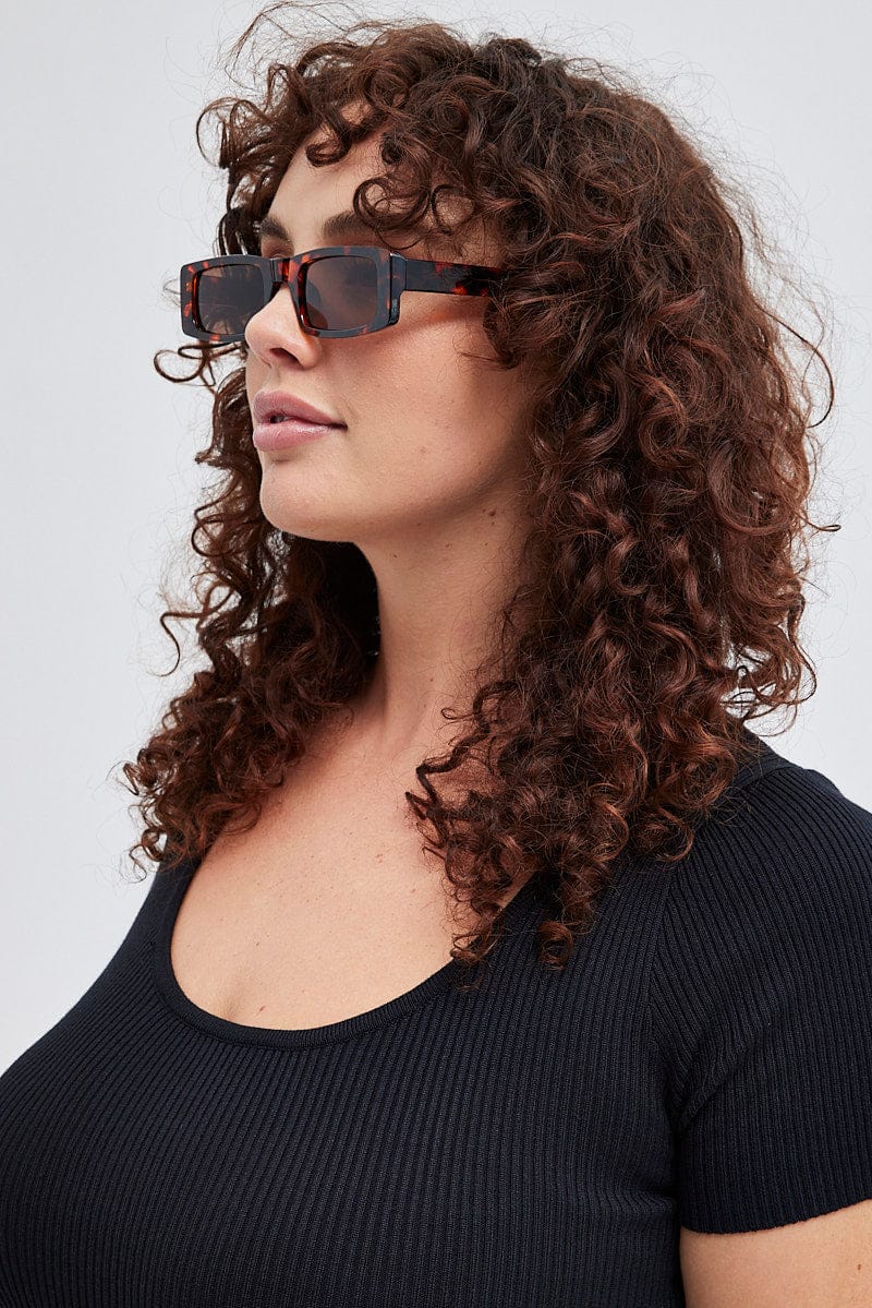 Brown Animal Print Fashion Sunglasses for YouandAll Fashion