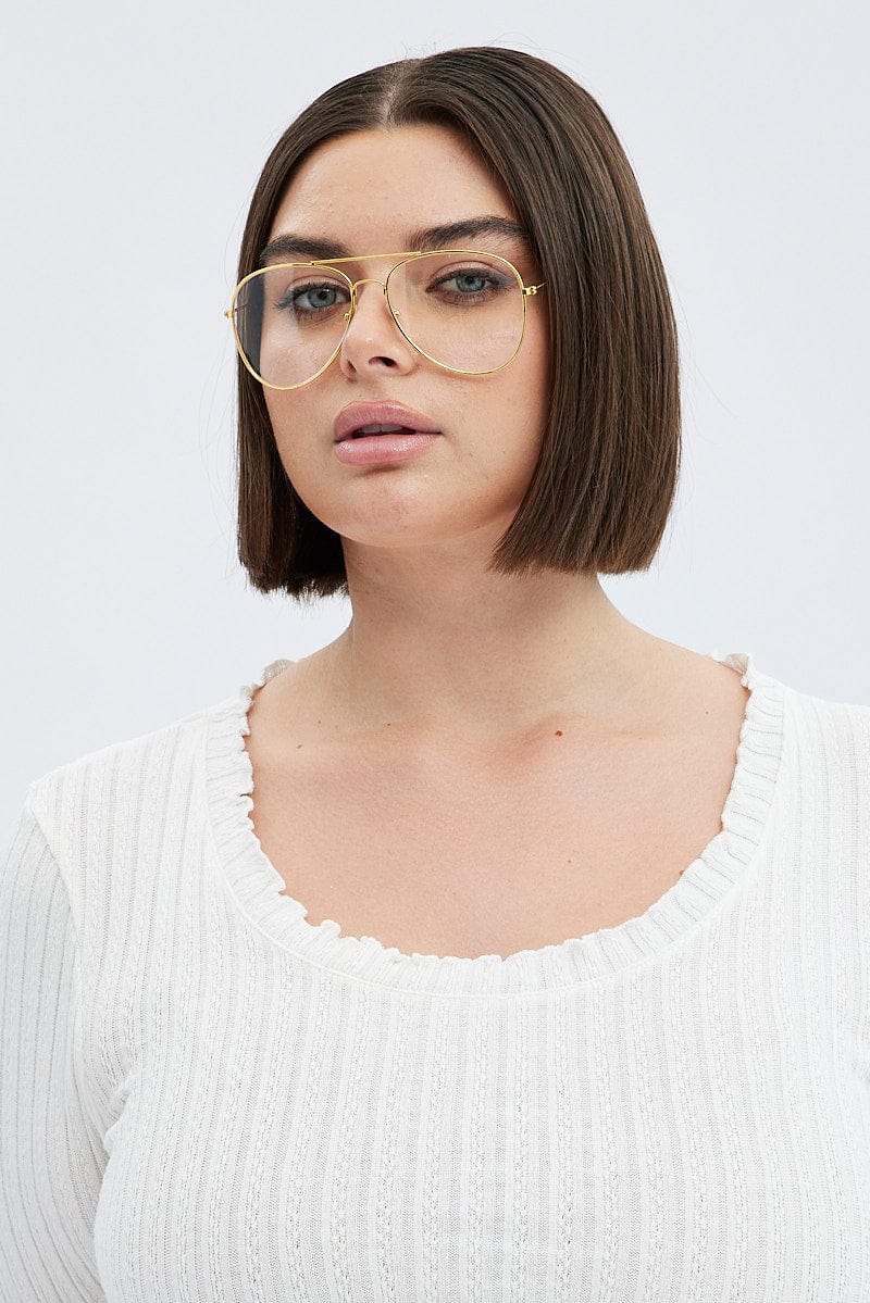 Metallic Fashion glasses for YouandAll Fashion