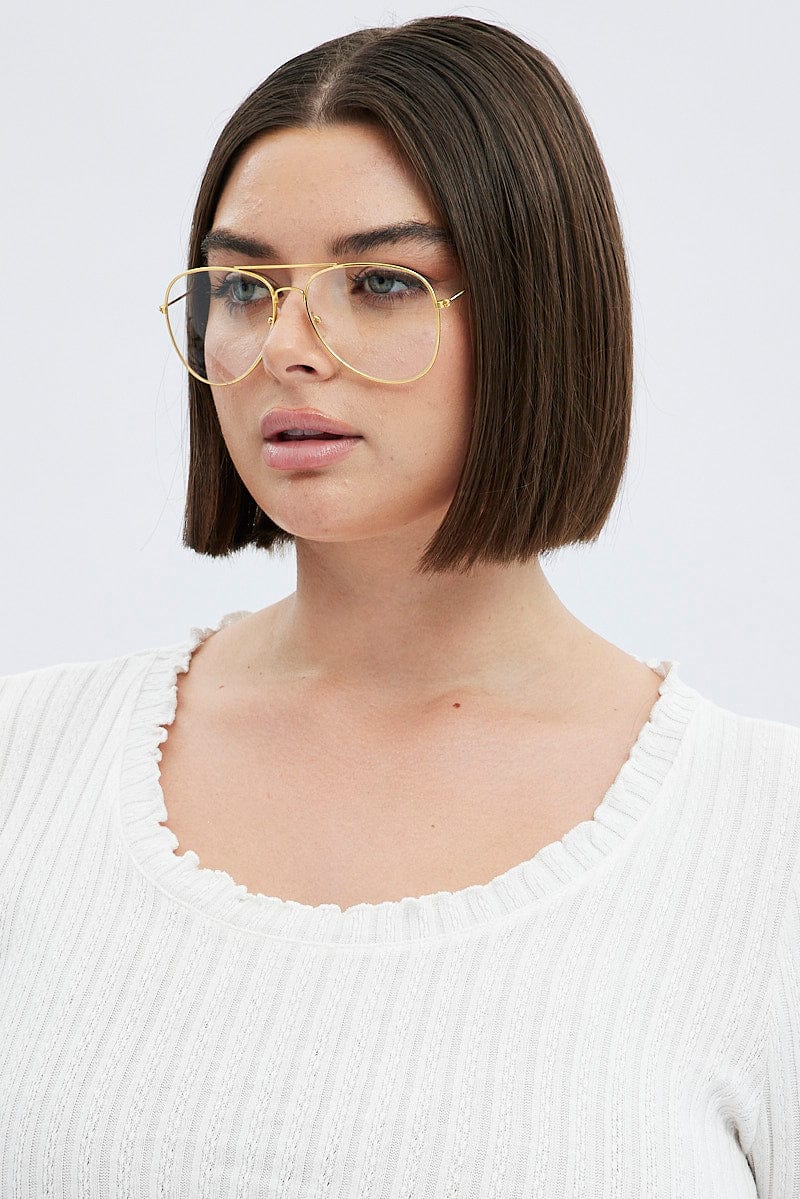 Metallic Fashion glasses for YouandAll Fashion