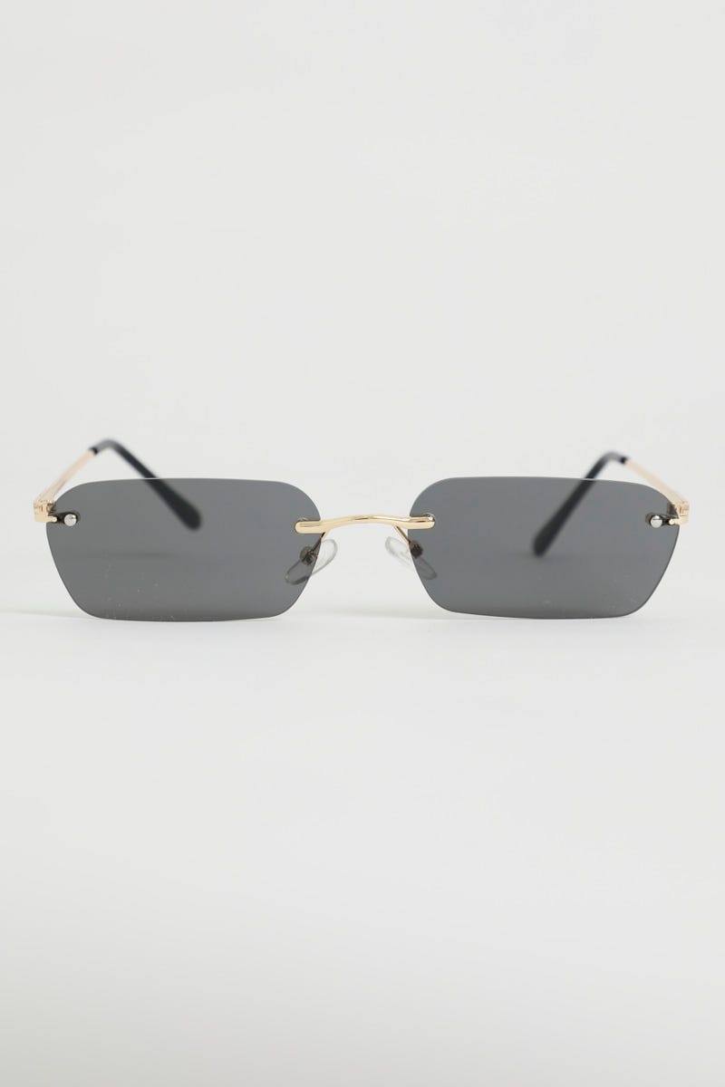Black Square Frame Sunglasses For Women By You And All