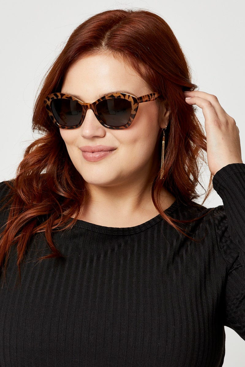 Brown Plus Sunglasses For Women By You And All
