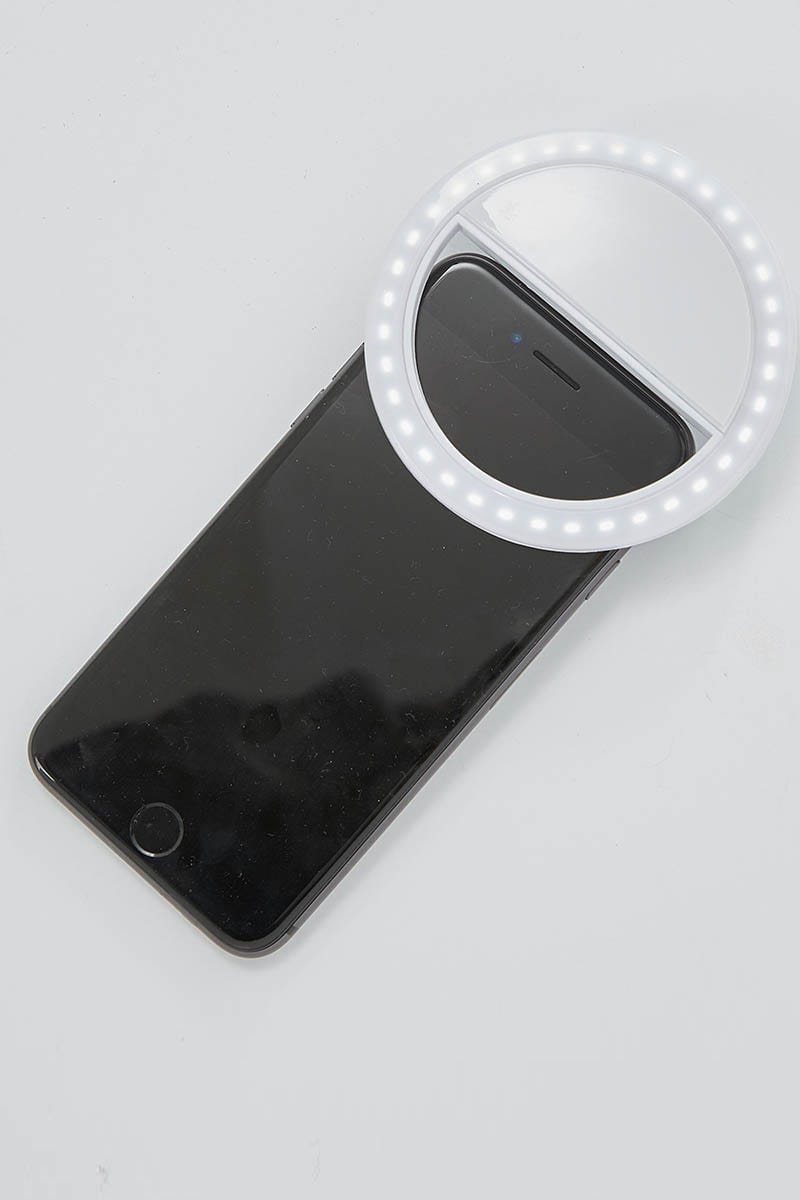 White Nyla-Rose Light Me Up Selfie Ring Light For Women By You And All