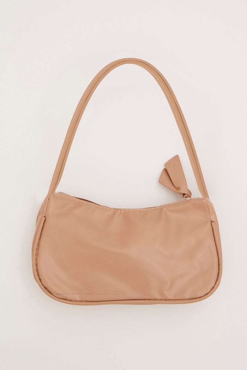 Camel Shoulder Baguette Bag For Women By You And All