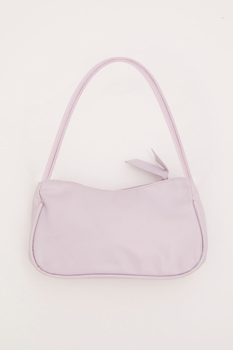 Purple Shoulder Baguette Bag For Women By You And All