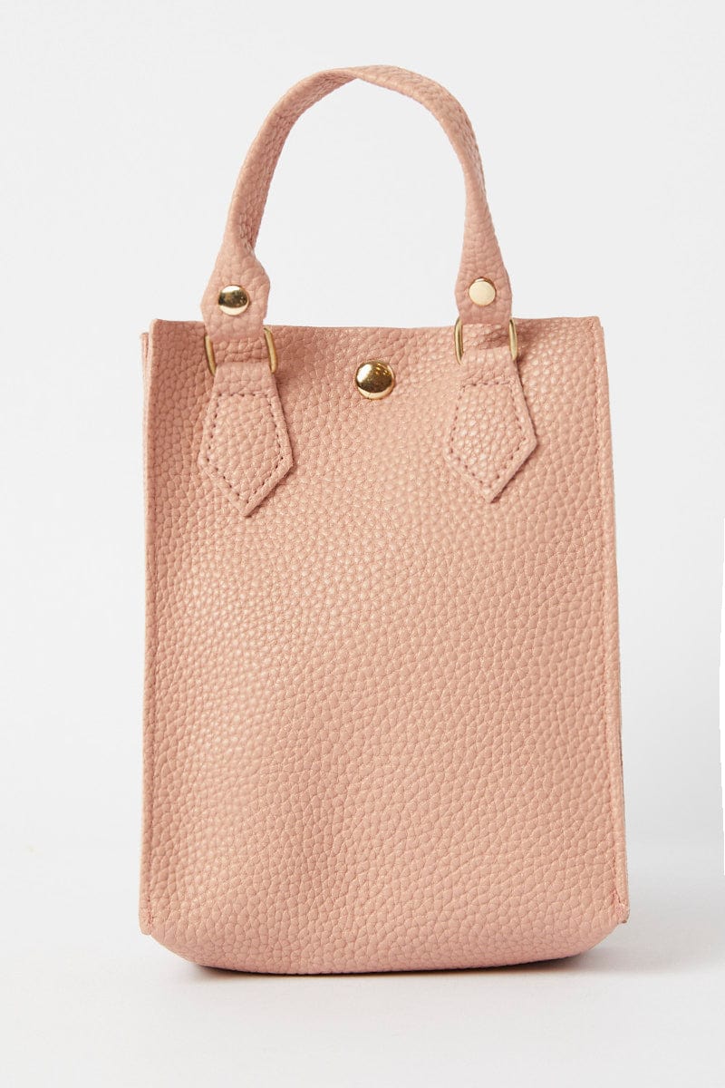 Pink Crossbody Bag with Handle for YouandAll Fashion