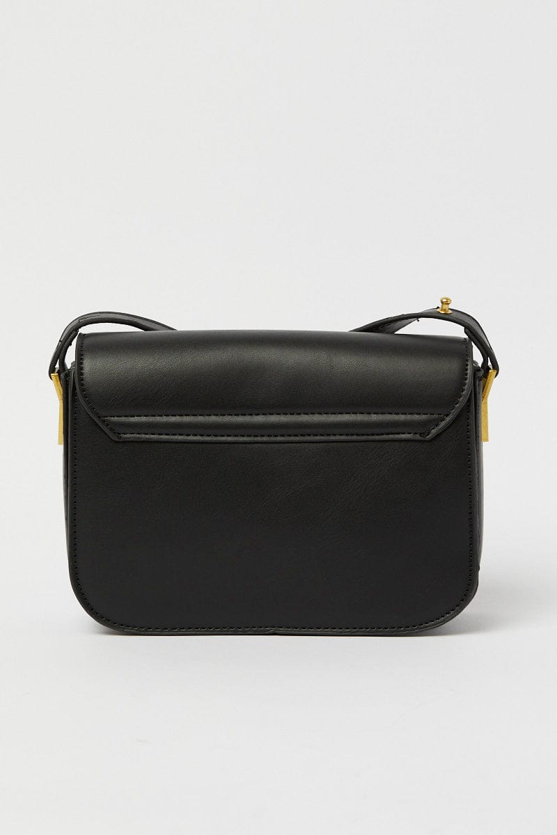 Black Flap Shoulder Bag for YouandAll Fashion