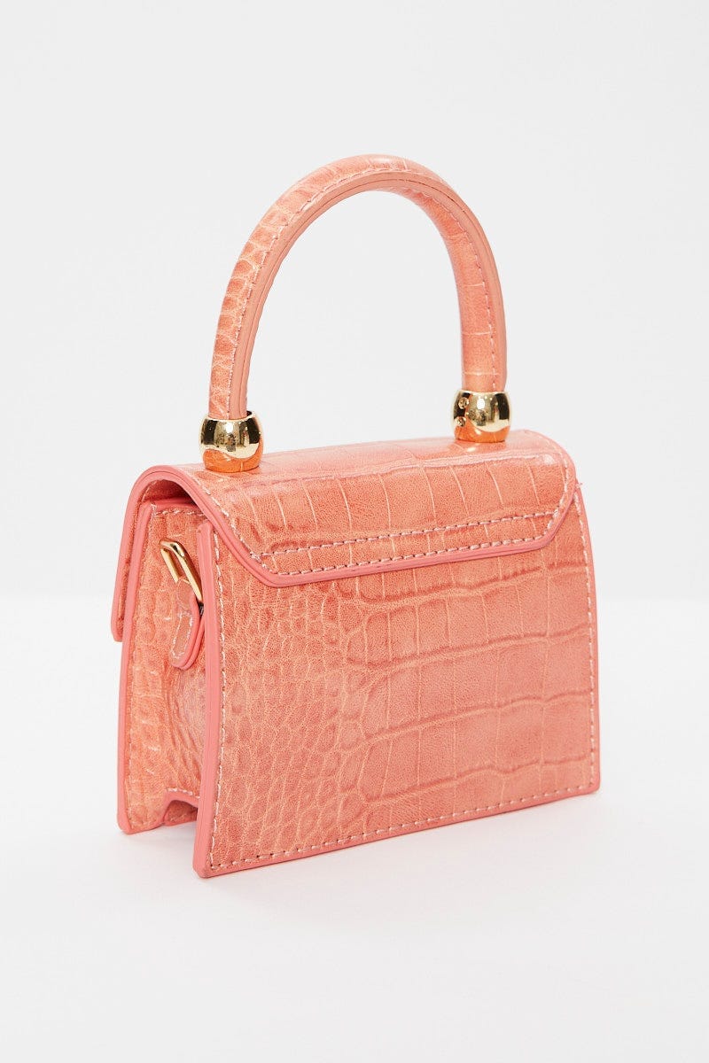 Faux croc mini bag hotsell