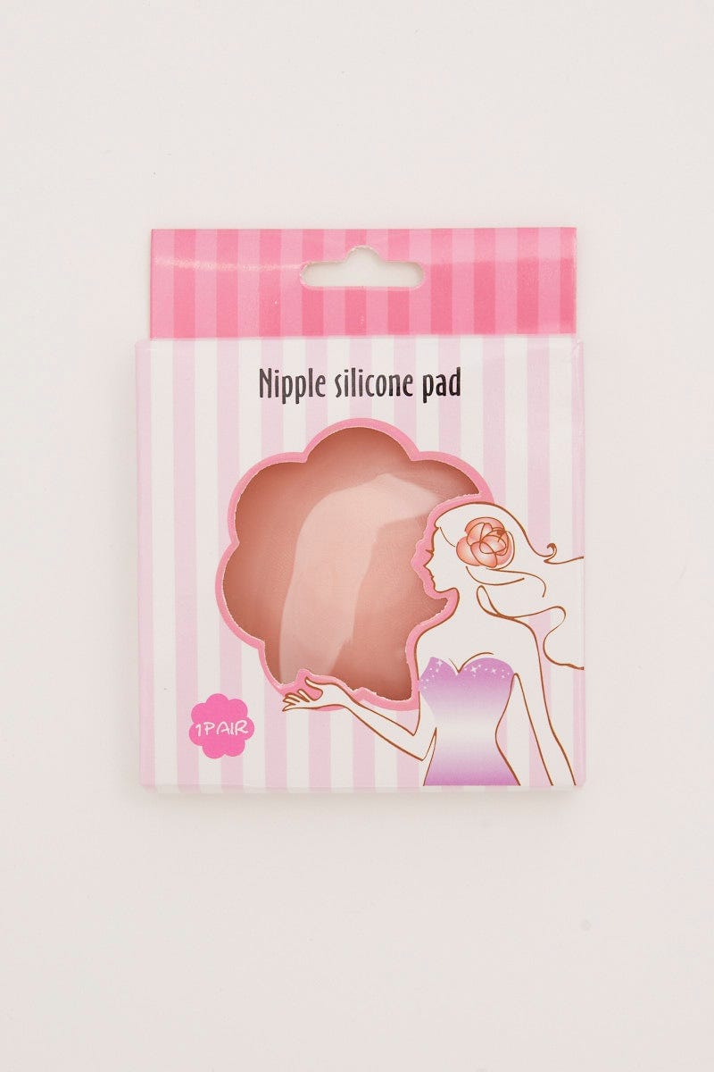 Nude Floral Silicone Nipple Cover For Women By You And All