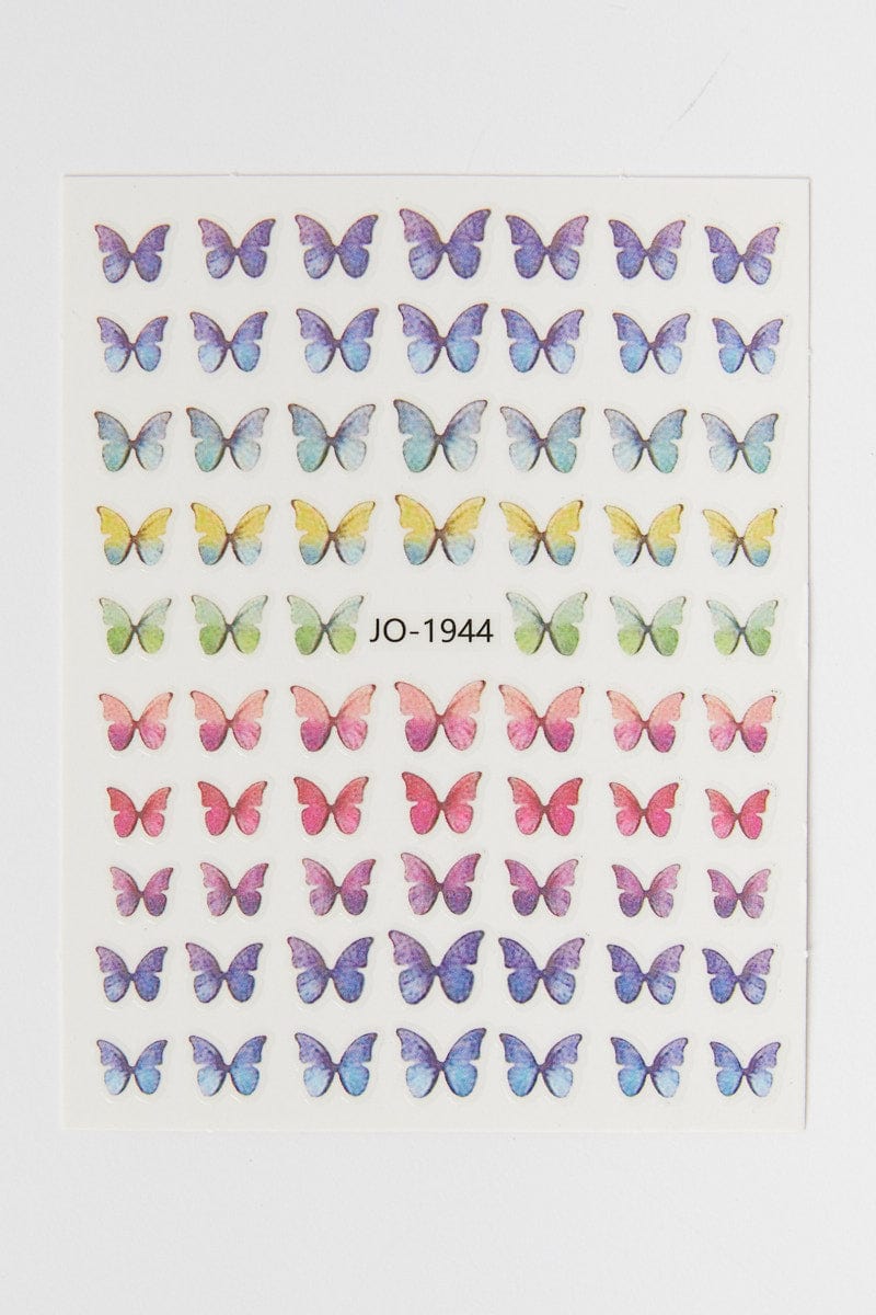 Multi Butterfly Pattern Nail Art Sticker Decals for YouandAll Fashion