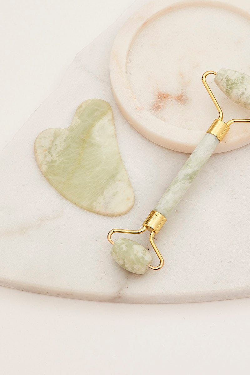 Green Green Jade Facial Massager