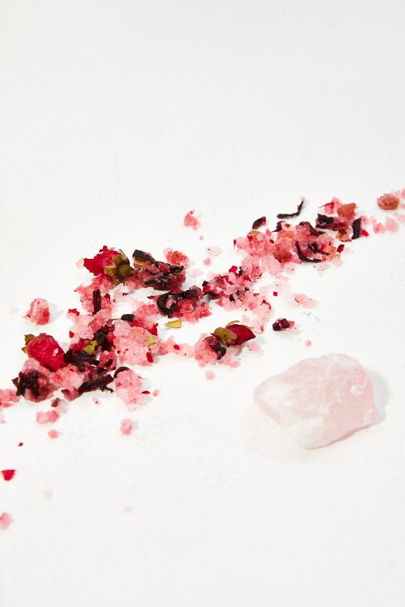 White Salts And Rainbows Venus Ritual Soak For Women By You And All