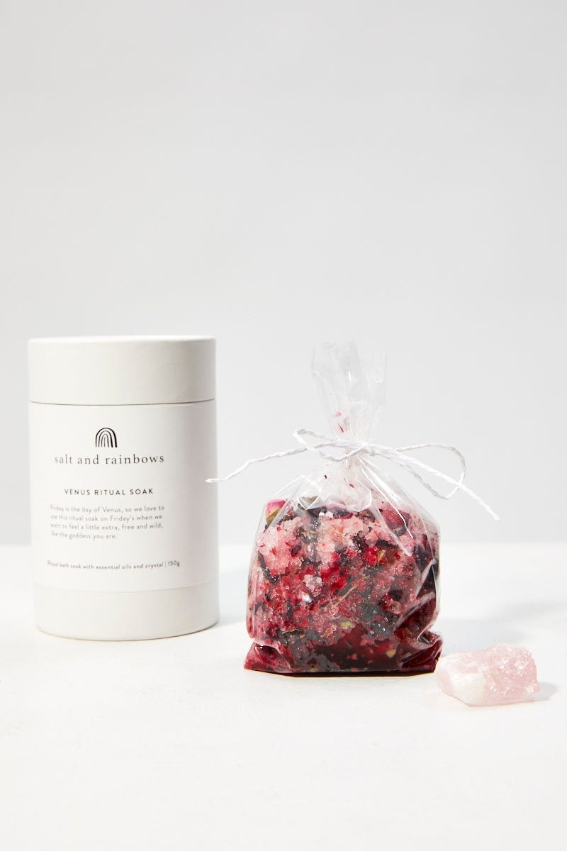 White Salts And Rainbows Venus Ritual Soak | You + All | Shop Online ...